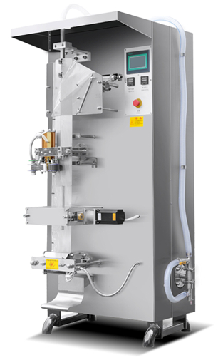 آلة تعبئة السوائل الأوتوماتيكية SJ-ZF1000 – حجم كبير، مع صنع الأكياس وختمها