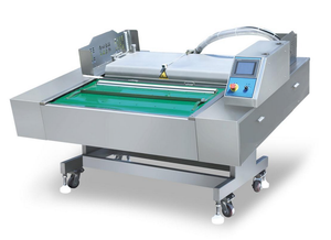 آلة التعبئة والتغليف الفراغية المستمرة DZD-1000-550 آلة تعبئة الفراغ بالحزام الناقل