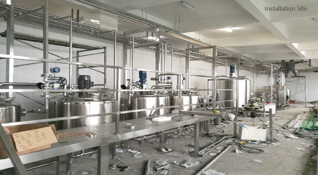 غلاية الطبخ المفتوحة (ZJG-600) - حجم قابل للتخصيص لإنتاج حليب الصويا