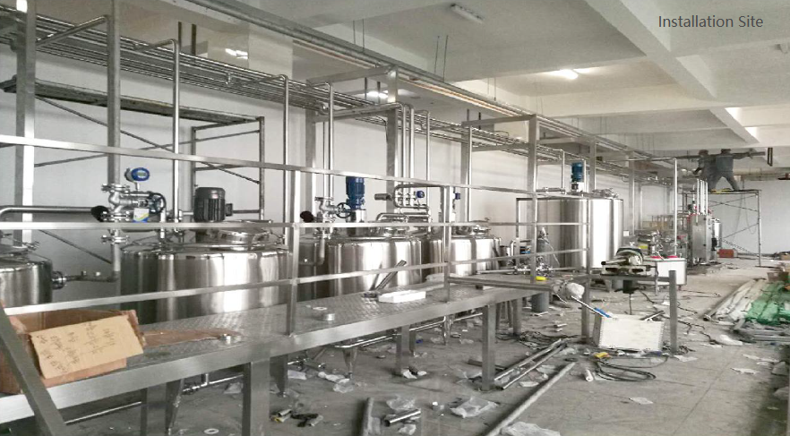 غلاية الطبخ المفتوحة (ZJG-600) - حجم قابل للتخصيص لإنتاج حليب الصويا